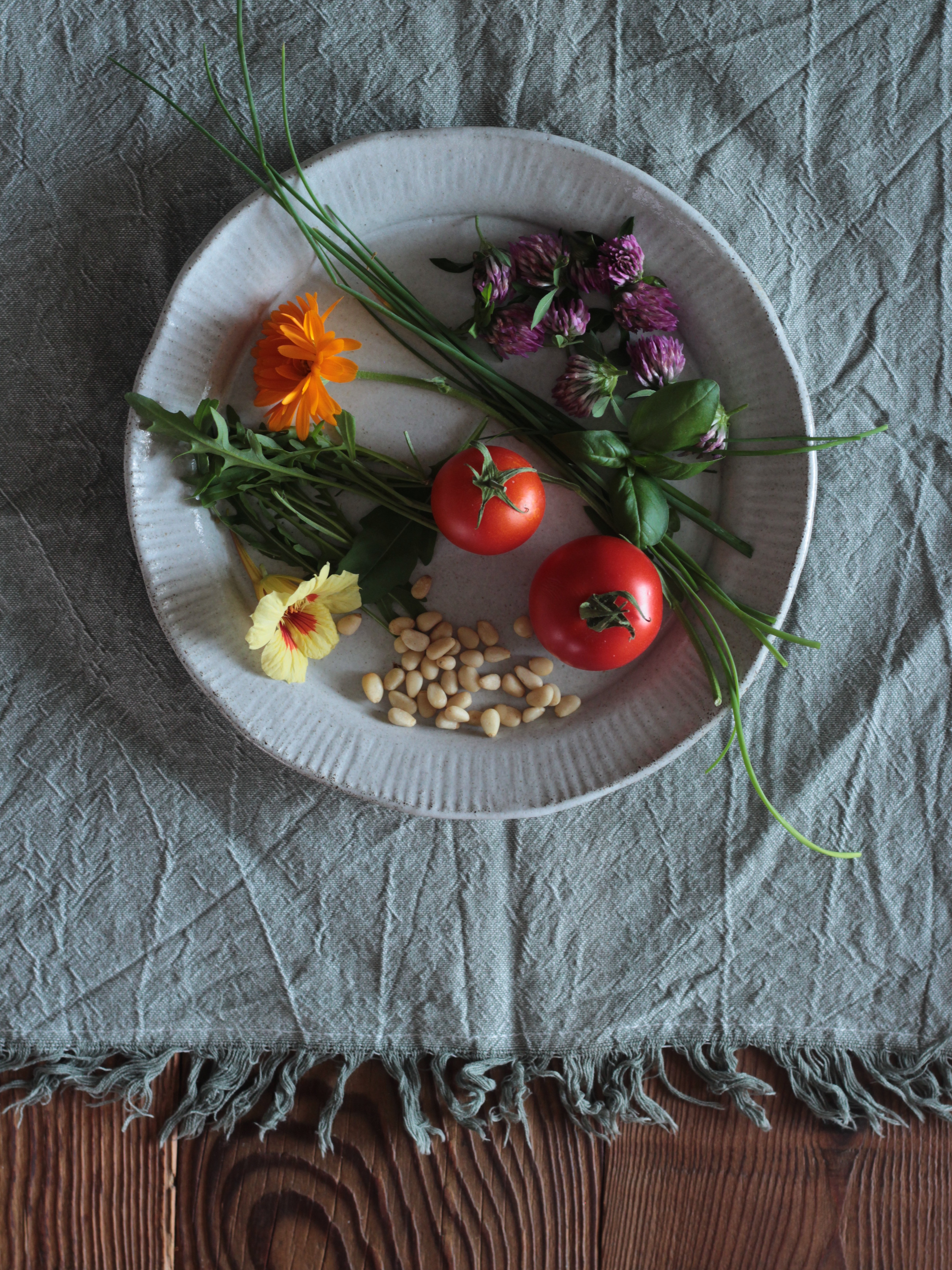 fiori edibili per decorare la torta salata